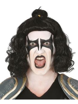 Peluca Rockero Kiss para adulto