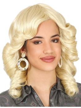 Peluca Rubia de los Años 70 para adulta