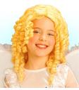 Peluca rubia infantil rizos