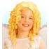 Peluca rubia infantil rizos