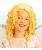 Peluca rubia infantil rizos