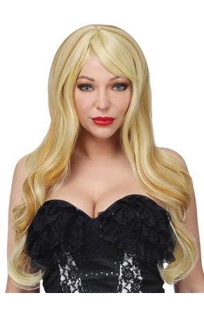 Peluca Rubia Larga versión Cosplay.