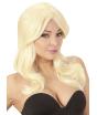 Peluca Rubia Ondulada Premium