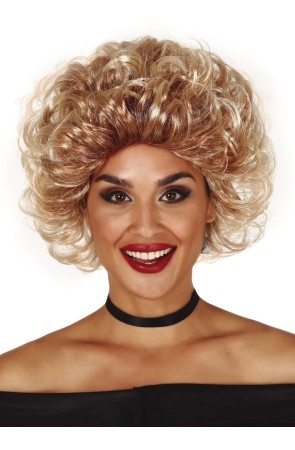 Peluca Rubia Sandy película Grease Económica