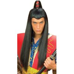 Peluca Samurai Negra larga
