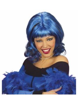 Peluca Sharona color azul