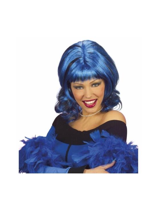 Peluca Sharona color azul