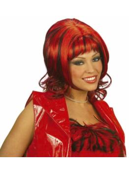 Peluca Sharona color rojo