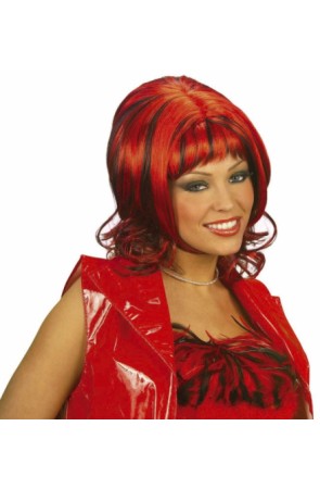 Peluca Sharona color rojo