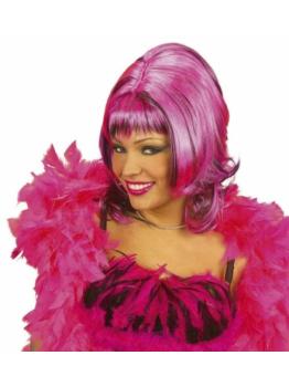 peluca Sharona color rosa
