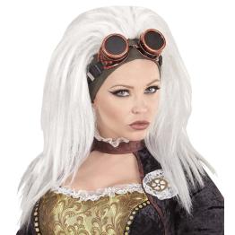 Peluca Steampunk con Gafas