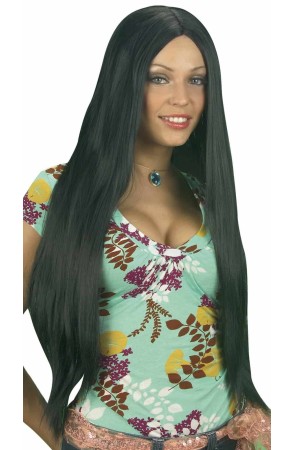 Peluca Super Larga color negra