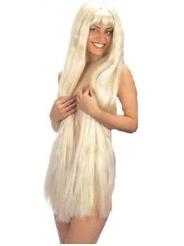 Peluca Extralarga Rubia 100 cms