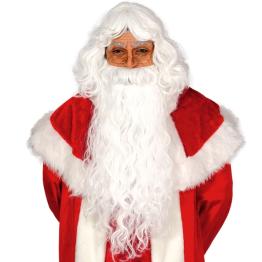 Peluca y Barba Papá Noel extra luxe