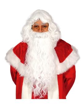Peluca y Barba Papá Noel extra luxe