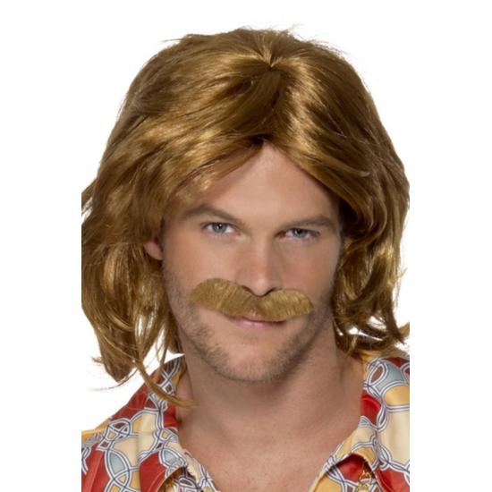 Peluca y bigote de Super Trouper de los 70 Peluca y bigote de Super Trouper de los 70
