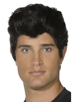 Peluca Danny Zuko de Grease Morena