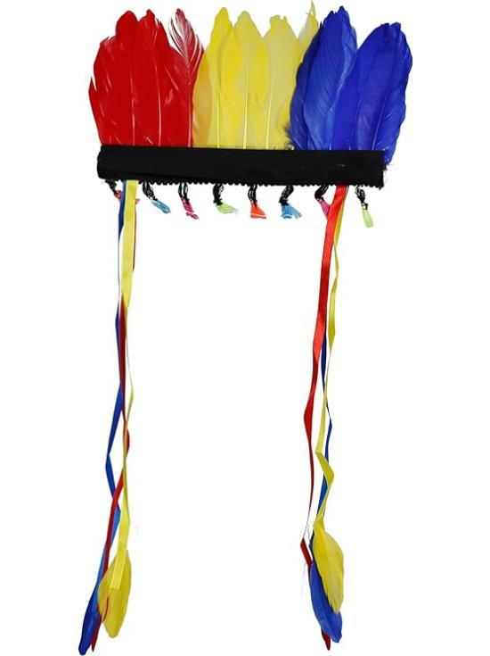 Penacho de Plumas Multicolor