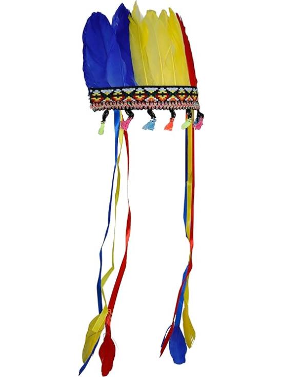 Penacho de Plumas Multicolor