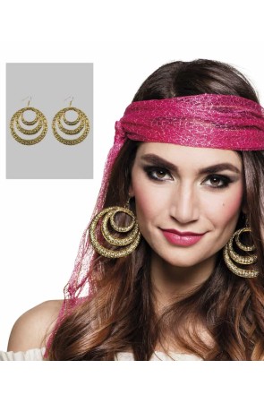 Pendientes de Aro Gitana o Zingara
