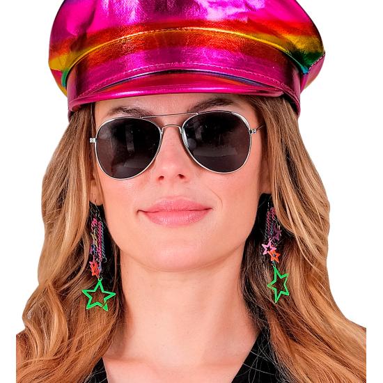 Pendientes Estrella Neón Años 80