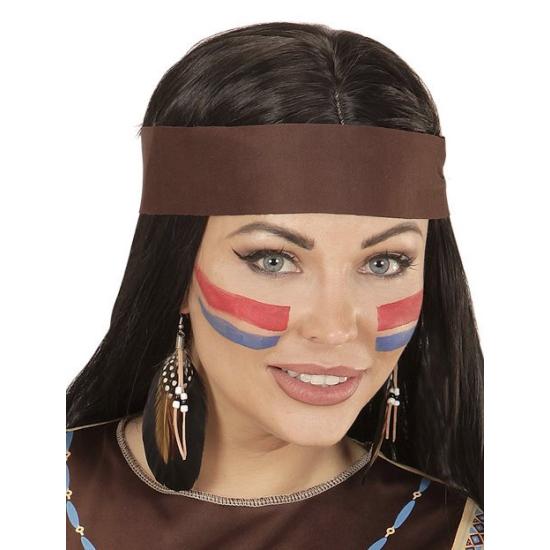 Pendientes Indios de Plumas y  perlitas Pendientes Indios de Plumas y  perlitas