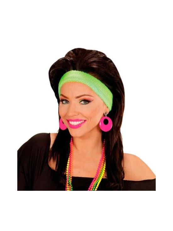 Pendientes Rosas Neon Pink Ladies Grease