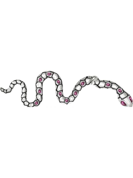 Pendientes Serpiente Plata 6 cm