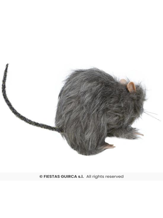 Pequeña rata peluda 15 cms.