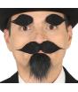 Perilla, Bigote y Cejas adhesivas *