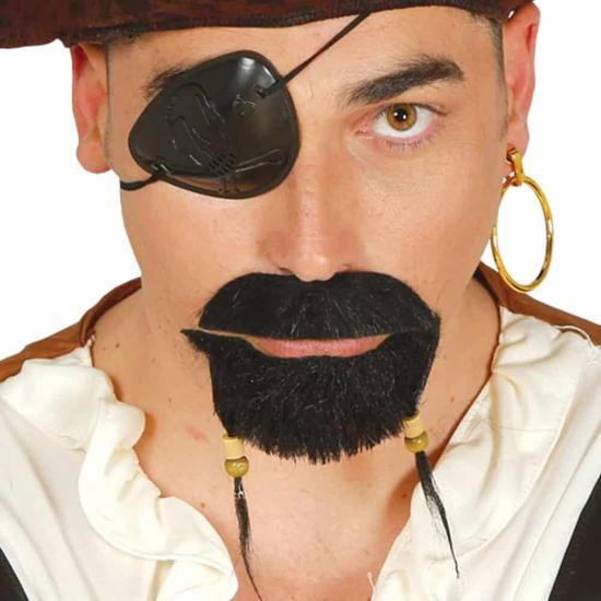 Perilla y Bigote Pirata Mares Perilla y Bigote Pirata Mares