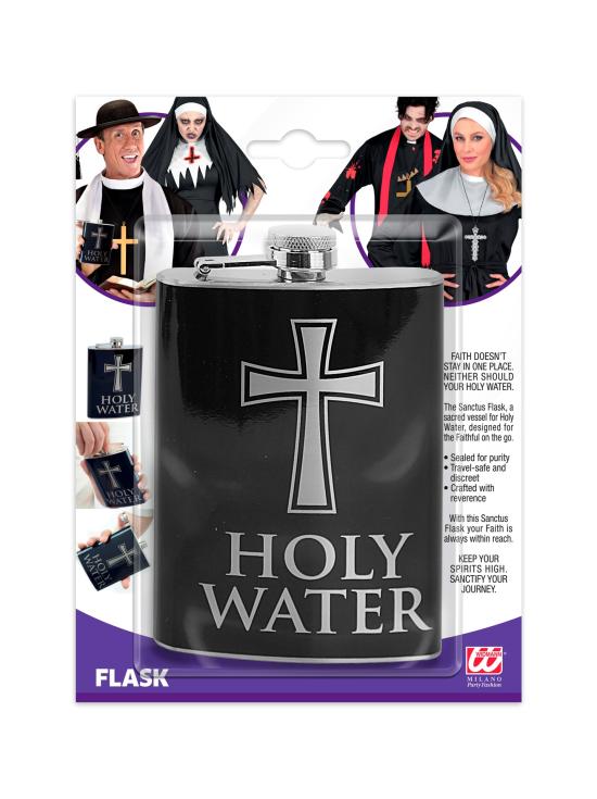 Petaca Agua Bendita para disfraces religiosos
