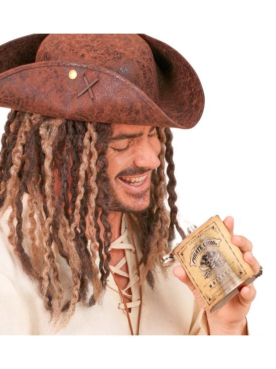 Petaca Pirata para completar tu disfraz corsario