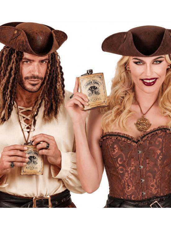 Petaca Pirata para completar tu disfraz corsario