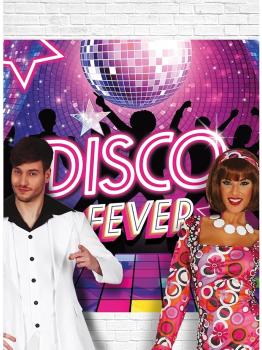Photocall Disco Fever para fiestas años 70  220x150 cm