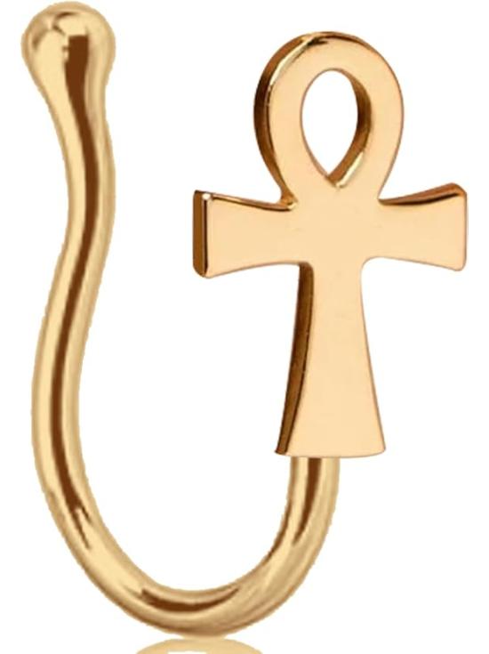 Piercing Eye of Horus Dorado – Accesorio de Joyería para Disfraces Egipcios