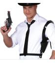 Pistola 25 cms y Sobaquera para disfraces