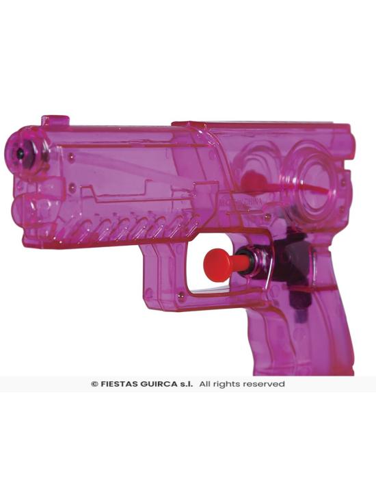 Pistola de Agua Transparente (17 cm) - Juguete para Fiestas de Verano y Graduación