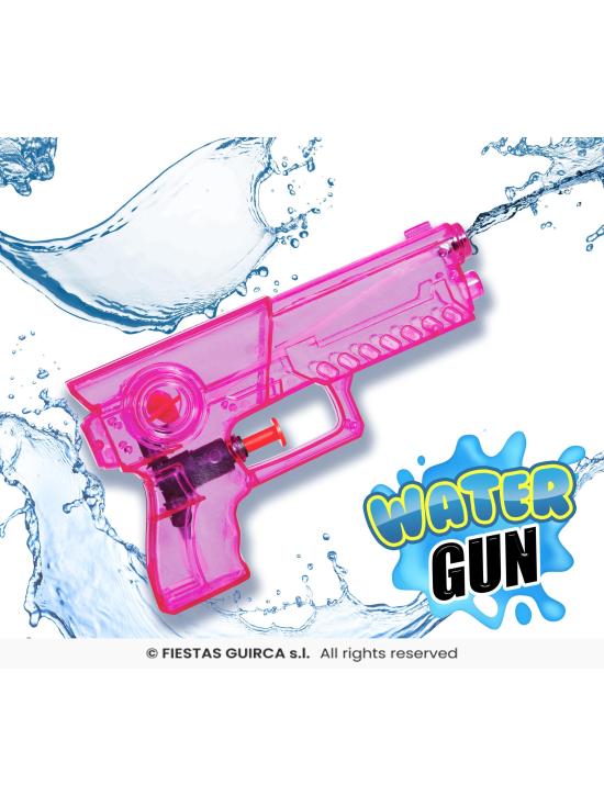 Pistola de Agua Transparente (17 cm) - Juguete para Fiestas de Verano y Graduación
