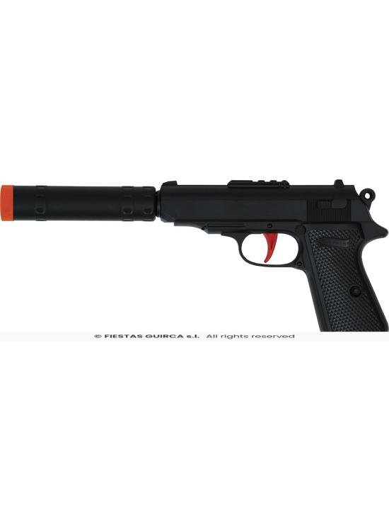 Pistola de Juguete con Silenciador (25 cm)