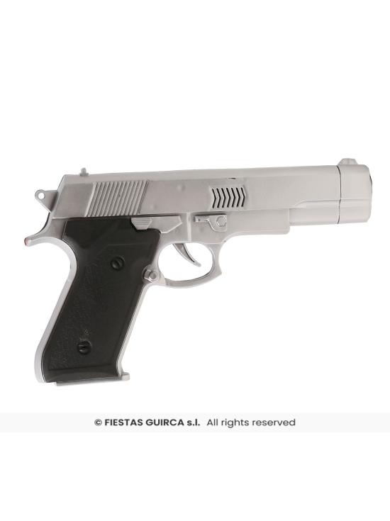 Pistola Disfraz Gris de 22 cms