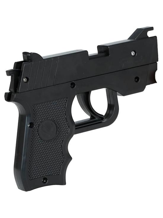 Pistola Lanzagomas Elásticas Negra 17 cm