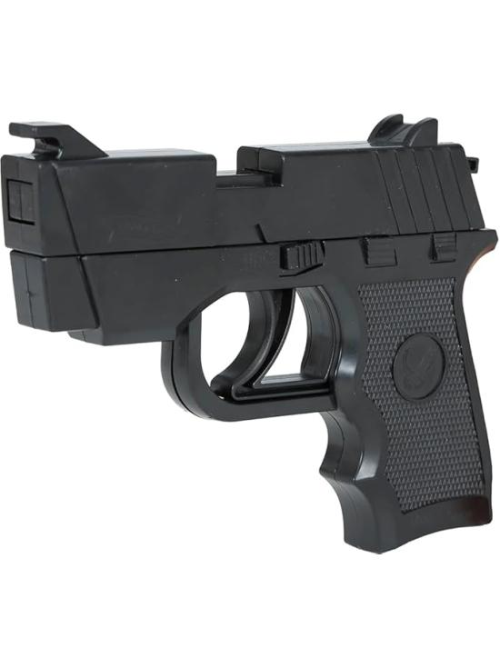 Pistola Lanzagomas Elásticas Negra 17 cm