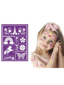 Plantilla Maquillaje infantil Fantasía