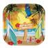 Platos Hawaianos Pack de 6  25 x 25 cms