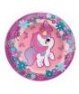 Platos Unicornio desechables 23 cms 8 uds