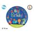 Platos Zoo Party desechables 18 cms 6 uds
