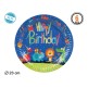 Platos Zoo Party desechables 23 cms 6 uds