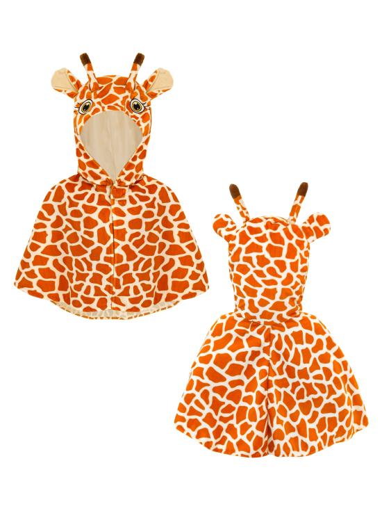Poncho de Jirafa para bebé (talla 98, 1-2 años)