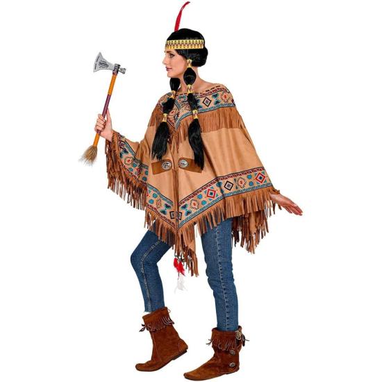 Poncho Indio con Flecos